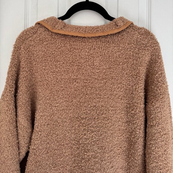 NWOT, Skims Cozy Knit Pullover Sweater, Camel (Nutmeg Brown Color), Size S/M - Picture 12 of 16